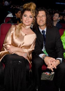 Mutt Lange ex-wife Shania Twain with her now husband Frederick Thiebaud